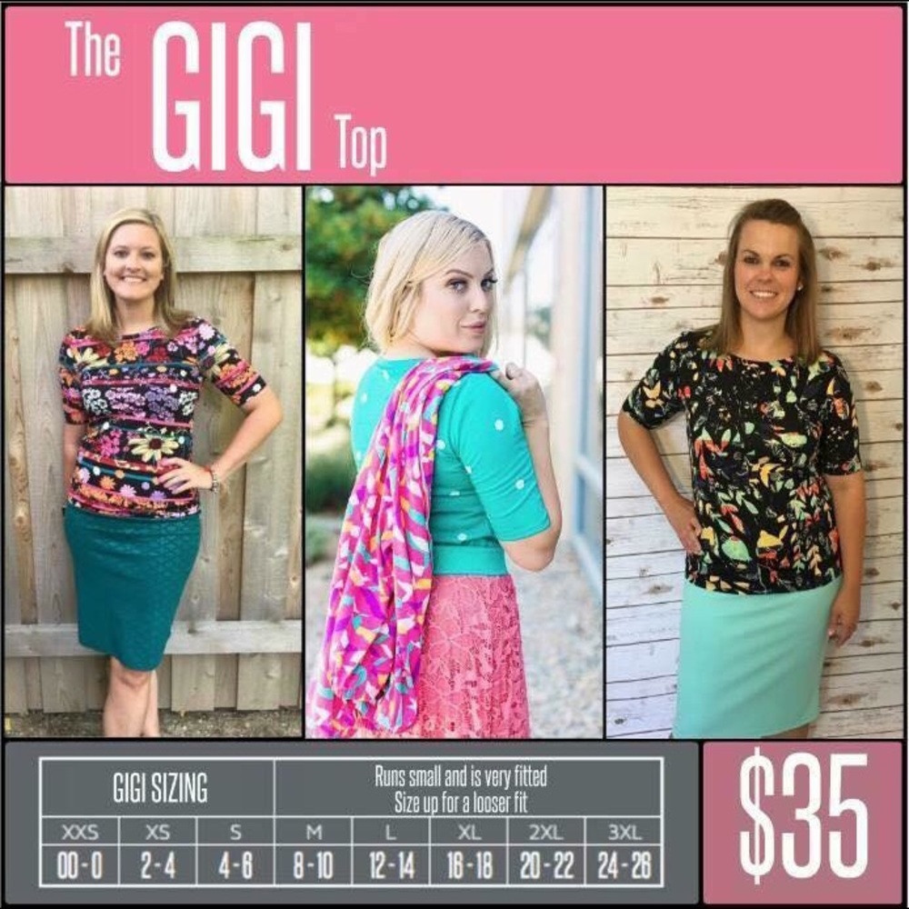 LuLaRoe GiGi Top